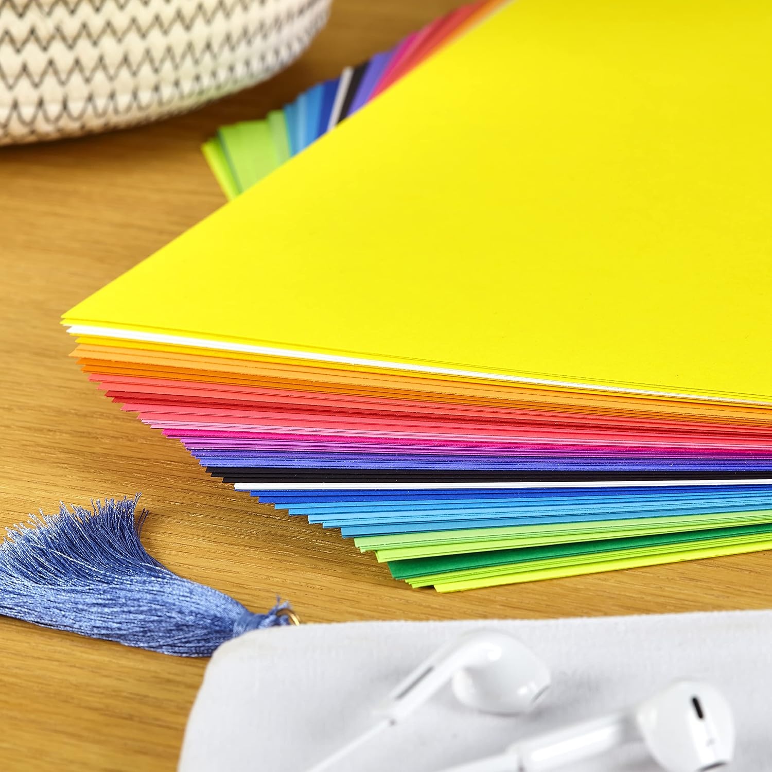 image:imageNeenah Paper Astrobrights Color Paper 85 x 11 24 lb89 gsm Spectrum 25Color Assortment 150 Sheets 8093301812 x 11