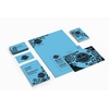 image:imageAstrobrights Colored Cardstock 85 x 11 65 lb176 gsm Stardust White 250 Sheets 22401Lunar Blue
