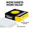 image:imageAstrobrights Mega Collection Colored Paper Neon Yellow 625 Sheets 24 lb89 gsm 85 x 11  MORE SHEETS 916761 Ream Pack of 2
