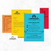 image:imageAstrobrights Mixed Carton 85 x 11 65 lb176 gsm 4Colors and Bright White Cardstock 250 Sheets Each1250 Sheets Total