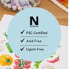 image:imageNeenah Index Cardstock 85 x 11 90 lb163 gsm White 300 Sheets Lightweight 94 Brightness  EXTRA SHEETS MORE VALUE 91437300 Count Pack of 1