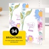 image:imagePremium Astrobrights White Cardstock 85 x 11 110 lb Index 94 Brightness 235 Sheets  More Sheets Heavyweight Astro White Card Stock for Invitations Business Cards Crafts and Printing