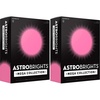image:imageAstrobrights Mega Collection Colored Paper Neon Pink 625 Sheets 24 lb89 gsm 85 x 11  MORE SHEETS 916731 Ream Pack of 2