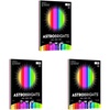 image:imageNeenah Paper Astrobrights Color Paper 85 x 11 24 lb89 gsm Spectrum 25Color Assortment 150 Sheets 8093301812 x 11 Pack of 3