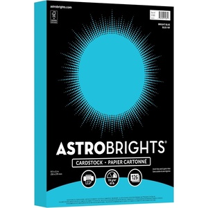 image:imageAstrobrights Colored Cardstock Bright Blue 65 lb176 gsm 85 x 11 126 Sheets AcidFree LigninFree Perfect for School Office amp DIY 91981