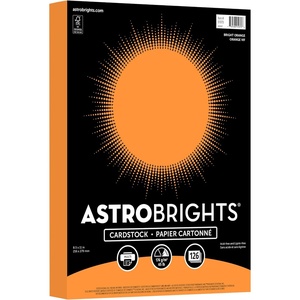 image:imageAstrobrights Colored Cardstock Bright Orange 65 lb176 gsm 85 x 11 126 Sheets AcidFree LigninFree Perfect for School Office amp DIY 91979