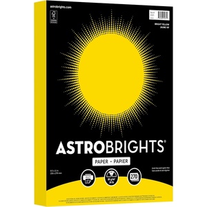 image:imageAstrobrights Colored Paper Bright Yellow 24 lb89 gsm 85 x 11 270 Sheets AcidFree LigninFree Perfect for School Office amp DIY 91971
