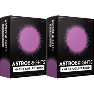 image:imageAstrobrights Mega Collection Colored Cardstock Bright Purple 320 Sheets 65 lb176 gsm 85 x 11  MORE SHEETS 91697320 Count Pack of 2