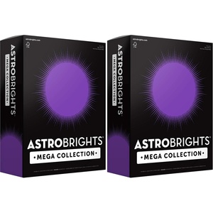 image:imageAstrobrights Mega Collection Colored Cardstock Ultra Purple 320 Sheets 65 lb176 gsm 85 x 11  MORE SHEETS 916961 Ream Pack of 2