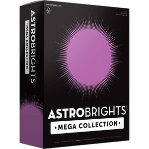 image:imageAstrobrights Mega Collection Colored Paper 8  x 11 24 lb89 gsm Bright Purple 625 Ct 91675 Amazon Exclusive  More Sheets625 Count Pack of 1