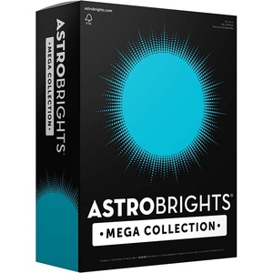 image:imageAstrobrights Mega Collection Colored Paper Bright Blue 625 Sheets 24 lb89 gsm 85 x 11  MORE SHEETS 916211 Ream