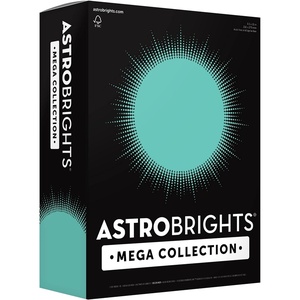 image:imageAstrobrights Mega Collection Colored Paper Punchy Pastel Blue Bliss 625 Sheets 24 lb89 gsm 85 x 11  MORE SHEETS 91730625 Count Pack of 6