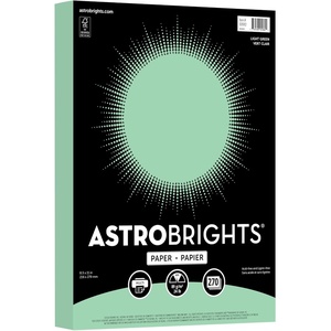 image:imageAstrobrights Pastel Colored Paper Light Green 85 x 11 24 lb 270 Sheets Paper for Crafts Flyers School and Office Use 92082