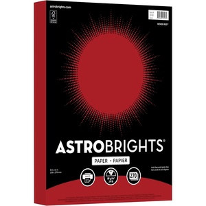 image:imageAstrobrights Rover Red Crafting Paper 24 lb Premium Paper 85 x 11 Perfect for Cards DIY Arts amp Crafts 270 Sheets