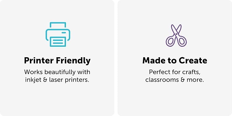 Astrobrights｜White Cardstock,Bright Cardstock For Classroom Crafts,School & Office Use