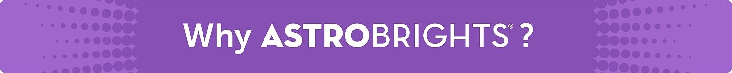 Astrobrights｜White Cardstock,Bright Cardstock For Classroom Crafts,School & Office Use